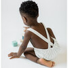 Criss-Cross Overall One-Piece, Sea - Onesies - 2