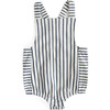 Criss-Cross Overall One-Piece, Ink Blue - One Pieces - 1 - thumbnail