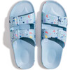 Moses Two Band Slide, Terrazzo Lagoon - Sandals - 1 - thumbnail