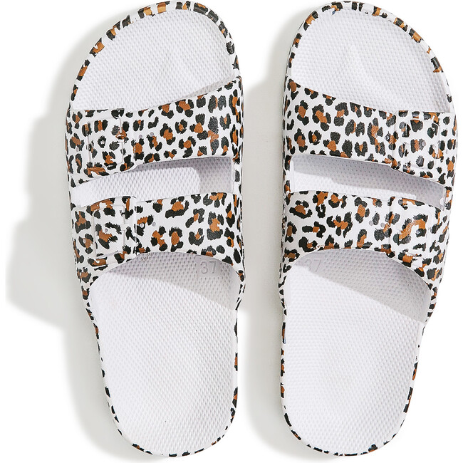 Moses Two Band Slide, Wildcat White - Sandals - 1