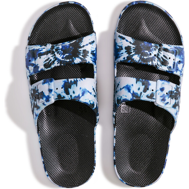 Moses Two Band Slide, Zeppelin Black - Sandals - 1