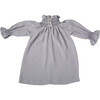 Rosa Smock Dress, Blue - Dresses - 1 - thumbnail