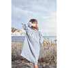 Rosa Smock Dress, Blue - Dresses - 3