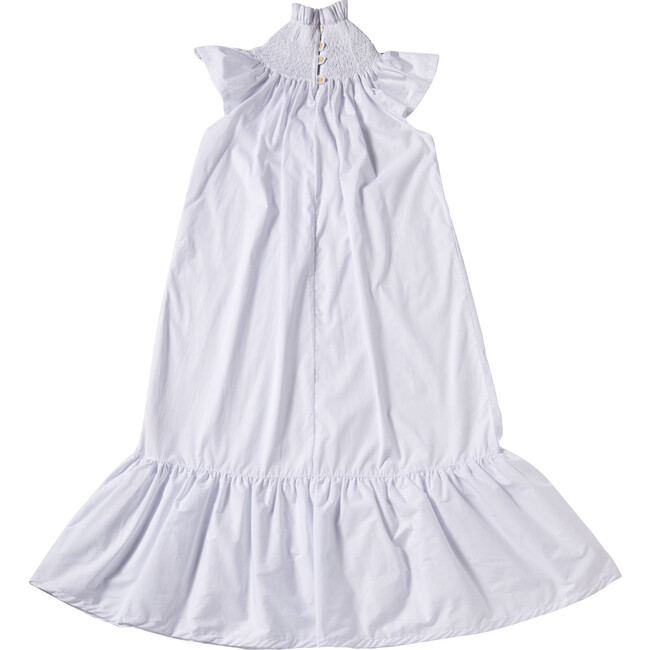 Women's Amalia Smock Dress, White - Dresses - 4