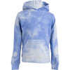 Kids Tie Dye Hoodie, Blue - Sweatshirts - 1 - thumbnail