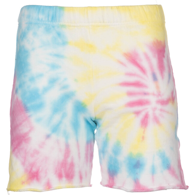 Women's Sweatshorts, Neon Tie Dye - Shorts - 1