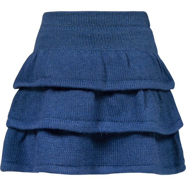Sienna Baby Alpaca Skirt, Midnight Blue