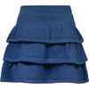 Sienna Baby Alpaca Skirt, Midnight Blue - Skirts - 1 - thumbnail