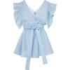 Colette Dress, Blue - Dresses - 1 - thumbnail