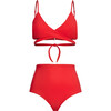 Women's Jojo Breastfeeding Bikini Top, Red - Two Pieces - 1 - thumbnail