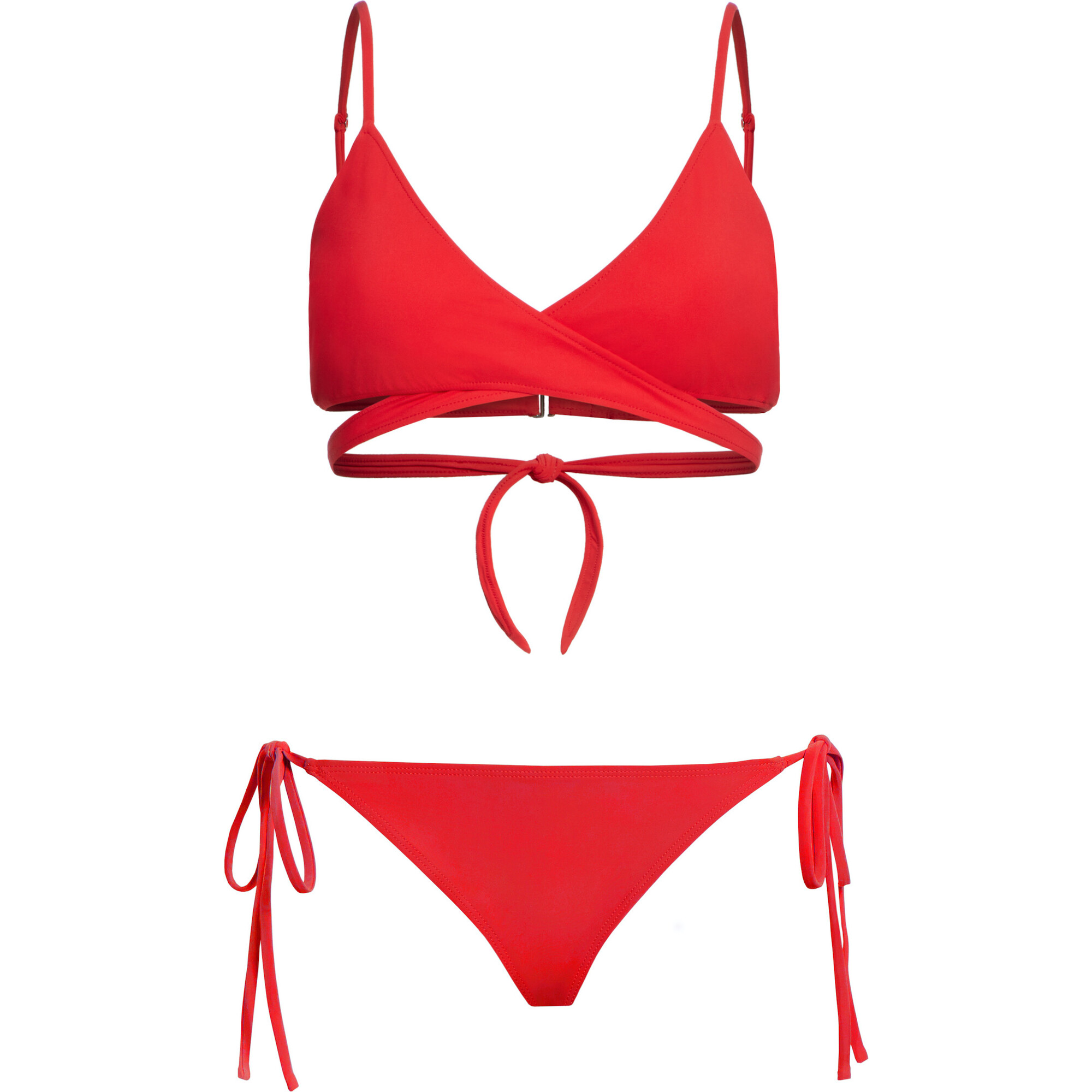Women's James Bikini Bottom, Red - Two Pieces - 1