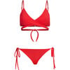 Women's James Bikini Bottom, Red - Two Pieces - 1 - thumbnail