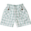 Tucker Short, Teal Oceanberry Check - Shorts - 1 - thumbnail