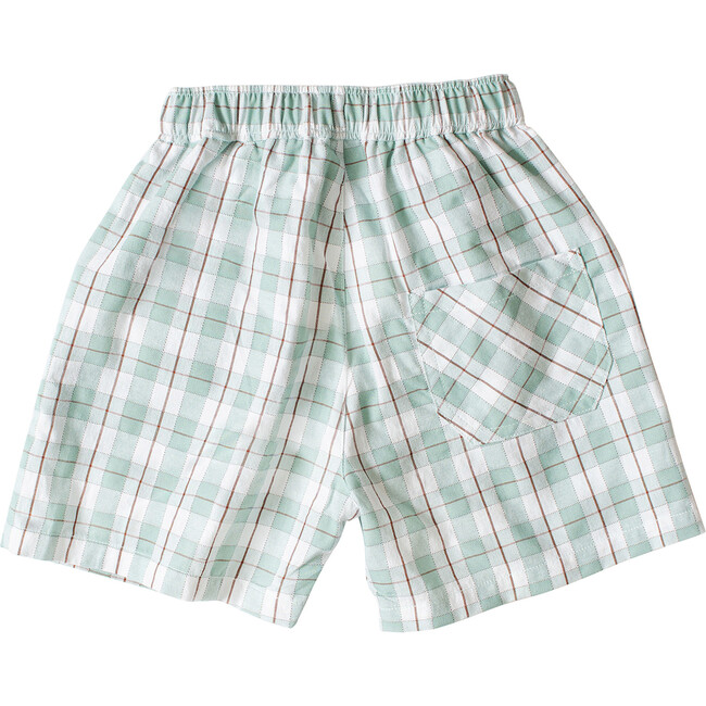 Tucker Short, Teal Oceanberry Check - Shorts - 3