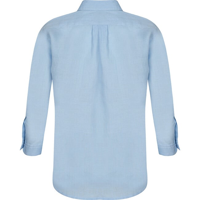 Daddy & Me Men Shirt, Baby Blue - Shirts - 2