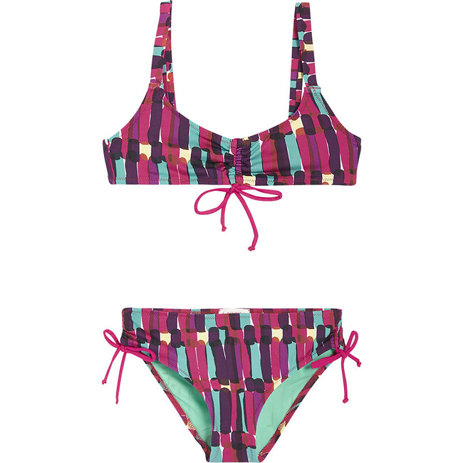 Zoe Two Piece, Purple/Green - Two Pieces - 1