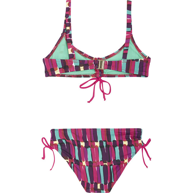 Zoe Two Piece, Purple/Green - Two Pieces - 3