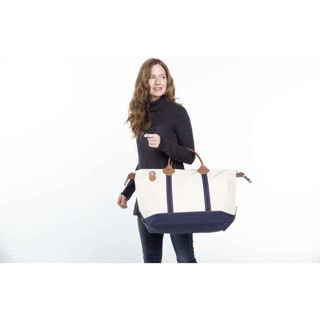 Weekender Bag, Navy - Bags - 3