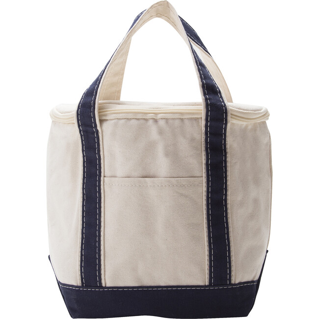 Small Lunch Tote Cooler, Navy - Bags - 1