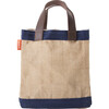Mini Jute Market Bag, Navy - Bags - 1 - thumbnail
