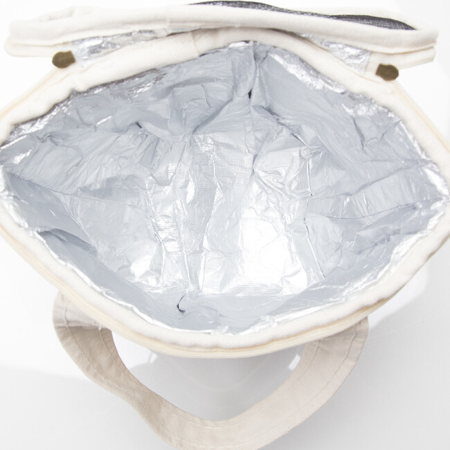 Small Lunch Tote Cooler, Gray - Bags - 4