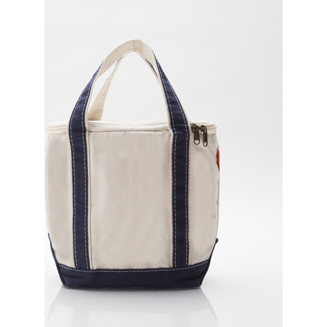 Small Lunch Tote Cooler, Navy - Bags - 5