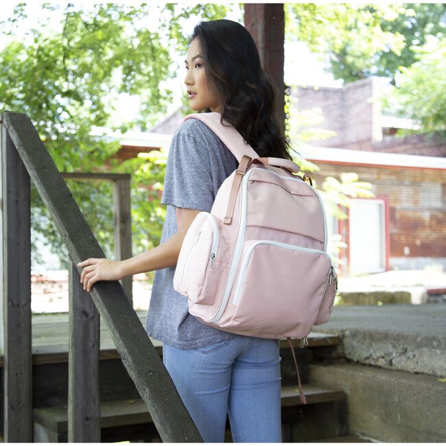 Motion Multipurpose Backpack, Blush - Backpacks - 2