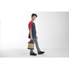 Mini Jute Market Bag, Navy - Bags - 2