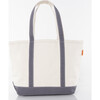 Medium Classic Tote, Gray - Bags - 5