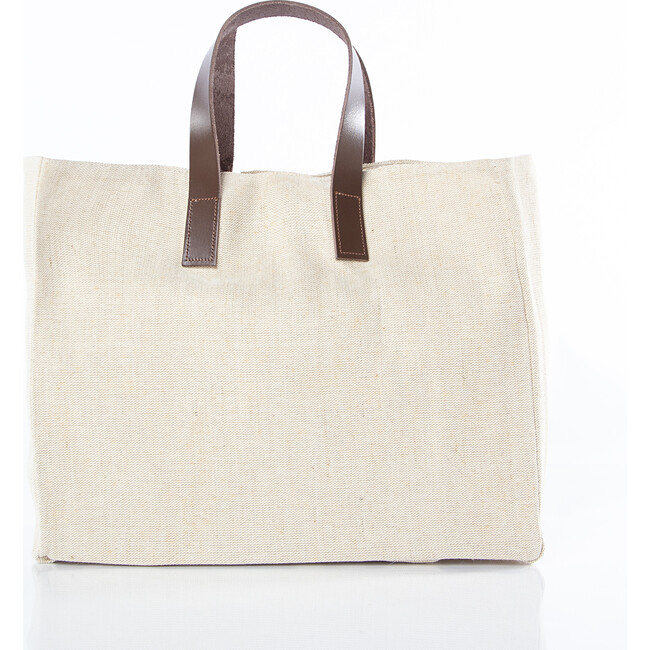 Book Tote, Jute Natural - Bags - 4