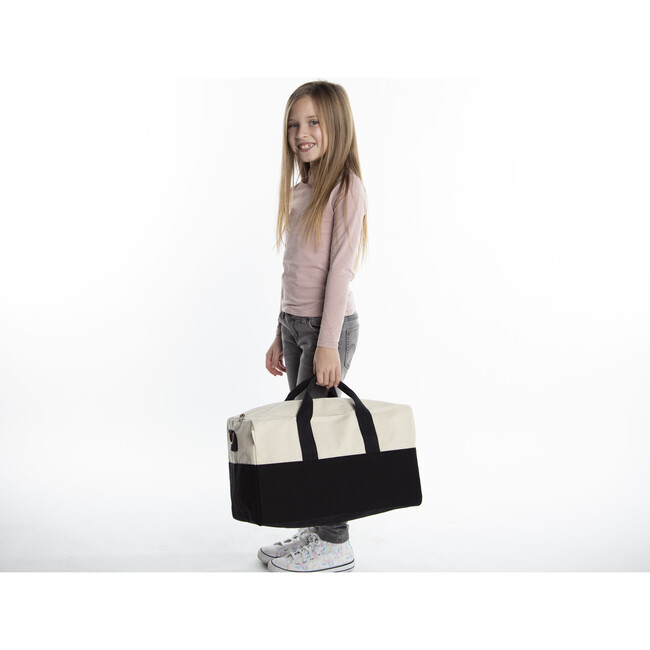 Kids Overnight Duffle, Black - Bags - 4