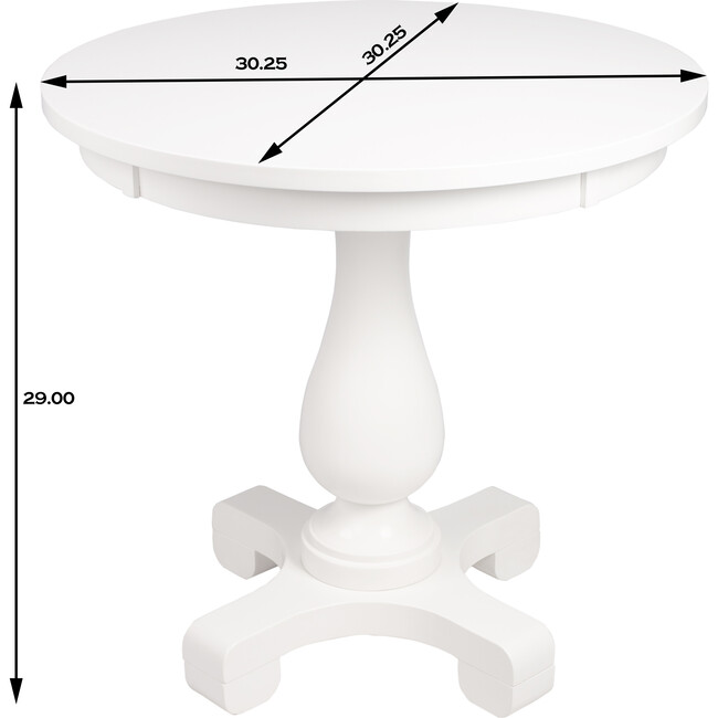 Millard End Table, White - Accent Tables - 5