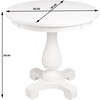 Millard End Table, White - Accent Tables - 5