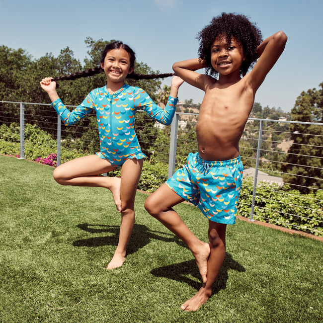 Sadie Rashguard One Piece, Ocean Waves