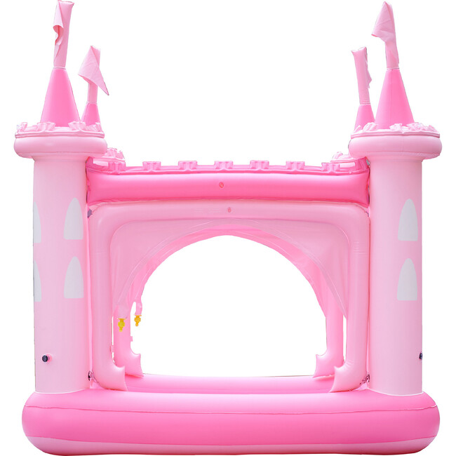 Water Fun Castle Inflatable Kiddie Pool with Pump, Pink - Pool Toys - 5