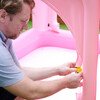 Water Fun Castle Inflatable Kiddie Pool with Pump, Pink - Pool Toys - 7