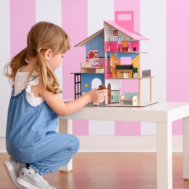 360 Pop Dollhouse with 12 Accessories - Dollhouses - 2