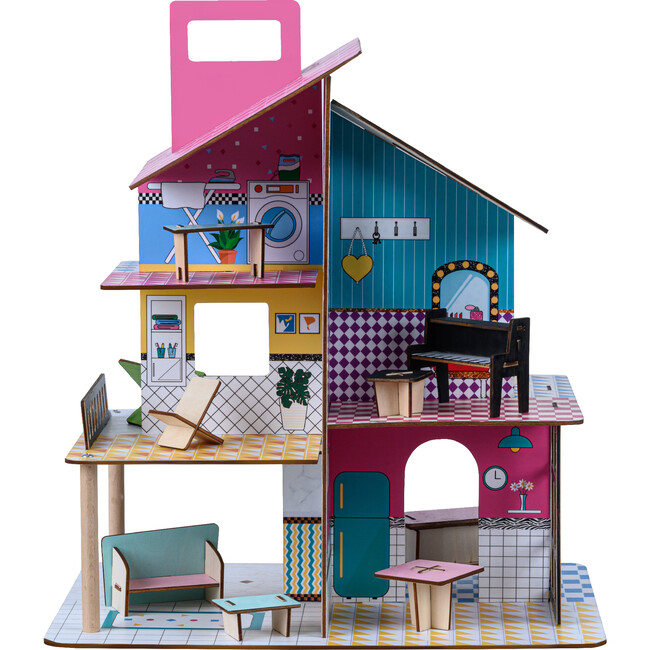 360 Pop Dollhouse with 12 Accessories - Dollhouses - 4
