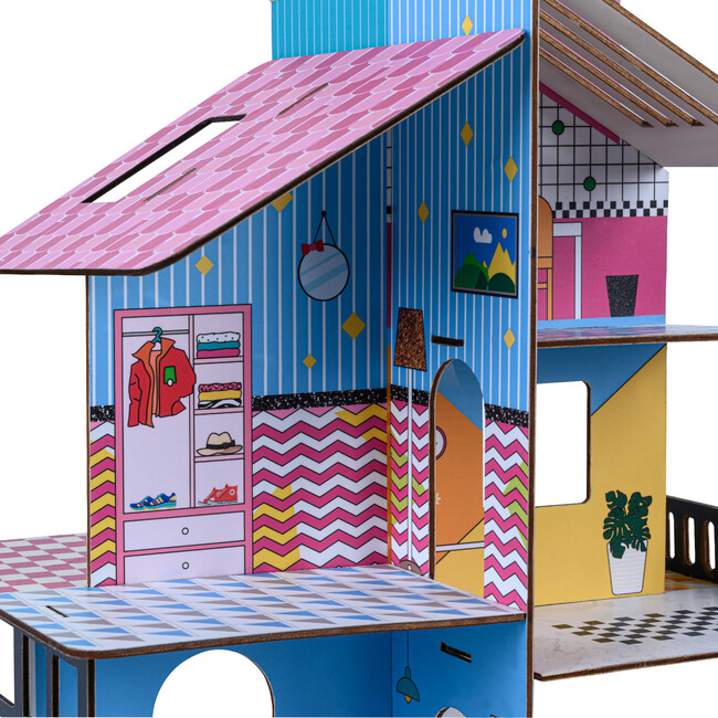 360 Pop Dollhouse with 12 Accessories - Dollhouses - 5