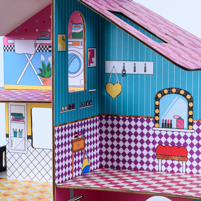 360 Pop Dollhouse with 12 Accessories - Dollhouses - 6