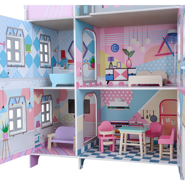 Sunroom Dollhouse with 11 Accessories, Muiticolor - Dollhouses - 4