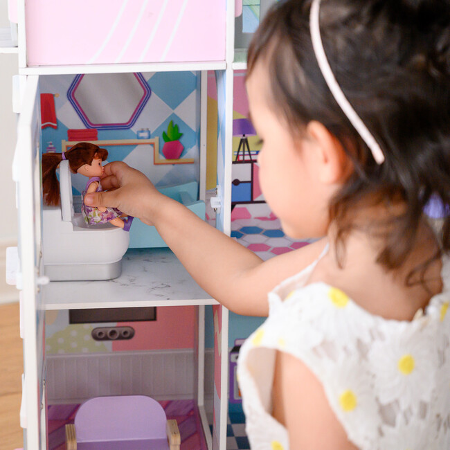 Sunroom Dollhouse with 11 Accessories, Muiticolor - Dollhouses - 6