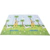 Safari Animal and Garden Insects Baby Crawling Play Mat, Blue/White - Developmental Toys - 1 - thumbnail