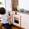 Little Chef Palm Springs Classic Kids Play Kitchen with Accessories, Natural/White - Play Kitchens - 4 - thumbnail