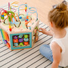 Preschool Play Lab Large Wooden Activity Learning 7-side Cube - Developmental Toys - 3