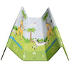 Safari Animal and Garden Insects Baby Crawling Play Mat, Blue/White - Developmental Toys - 5