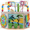 Preschool Play Lab Large Wooden Activity Learning 7-side Cube - Developmental Toys - 8 - thumbnail