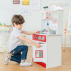 Little Chef Madrid Classic Play Kitchen, Red/White - Play Kitchens - 2