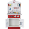 Little Chef Madrid Classic Play Kitchen, Red/White - Play Kitchens - 3 - thumbnail