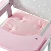 Polka Dots Princess Baby Doll High Chair, Grey - Doll Accessories - 4 - thumbnail